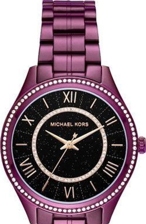 michael kors women watch purple|mk3724.